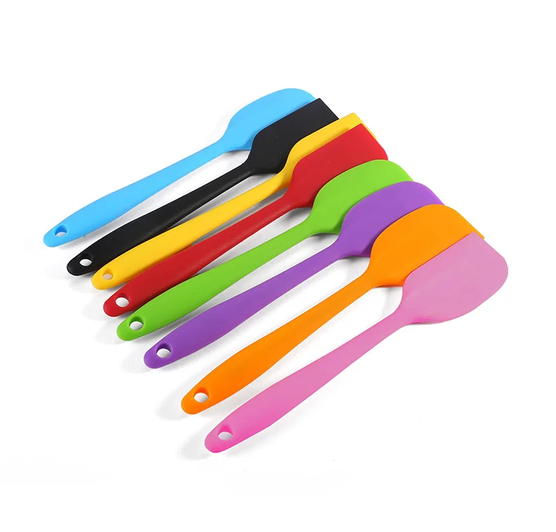 

Food Grade High Temperature Resistant Baking Pastry Cake Tool Non-stick Butter Silicone Spatula, Red,black,green,pink,orange,blue,yellow,purple