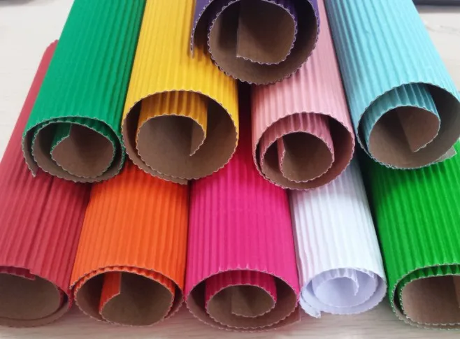 
80/100/120/250/380 grams Corrugated Sheets Black Brown White Special Paper Board 