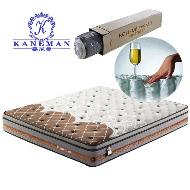 

Luxury new design 10inch 25cm double comfort spring bed mattress sale