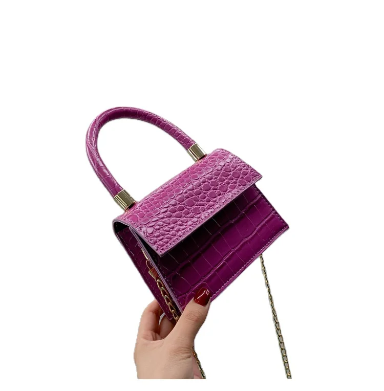 

2021 new fashionable stylish stone pattern pu leather womens ladies minimalist chic mini small crossbody bag wholesale vendors