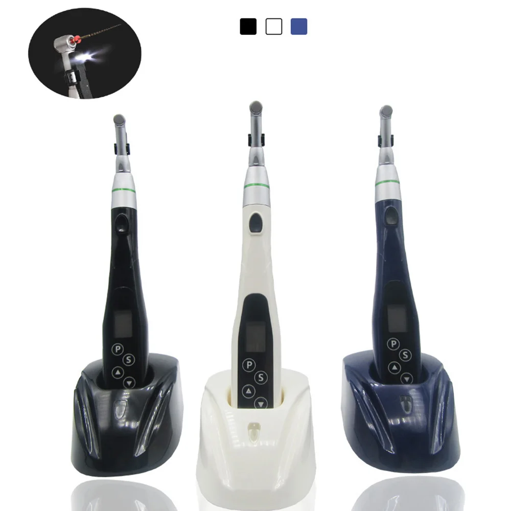 

Dental Endo Motor Rotary Files Motor dental endodontic instruments LED reduction endo motor for root canal treatment, White/black/blue