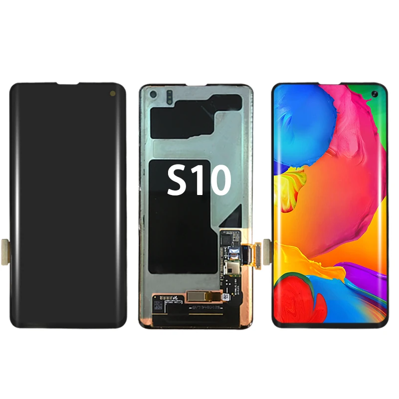 

Original OLED Screen Wholesale Mobile Phone LCD for Samsung Galaxy S10, Black/white