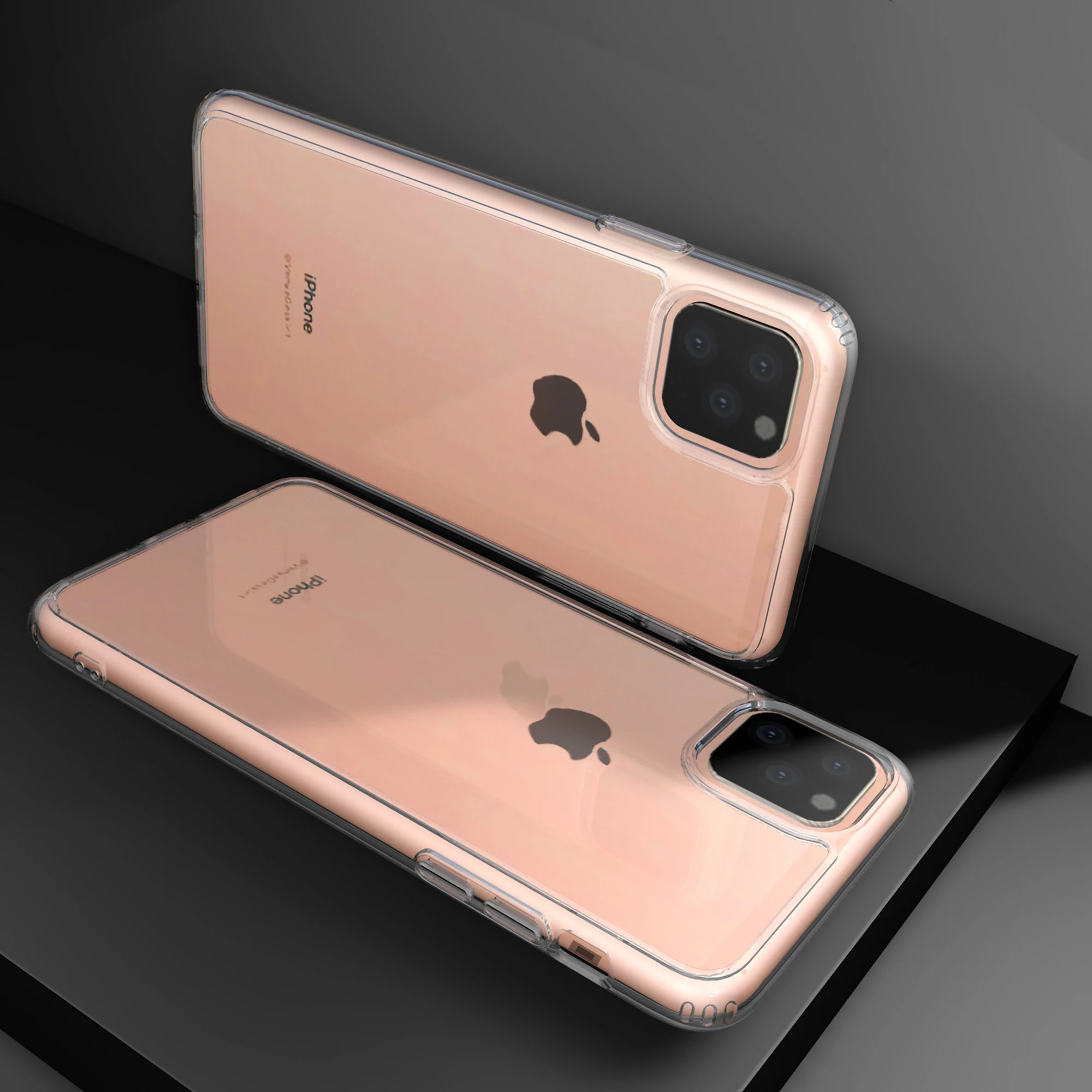 
D9element Custom Glass Clear Phone Case Cover Designers Blank Cell Phone Case for IPhone 11 