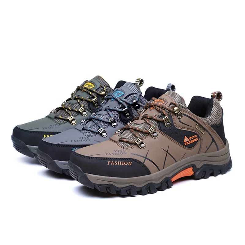 

Amazon USA hot sale new large size boys hiking shoes outdoor mountain climbing shoes trekking sports sneakers men hiking shoes, Optional