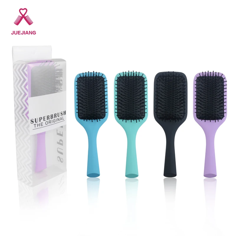 

Super Detangler Hair Brush for Women Men and Wet&Dry Hair-Paddle Hair Brush for Detangling Straighten Blowdrying Smoothing