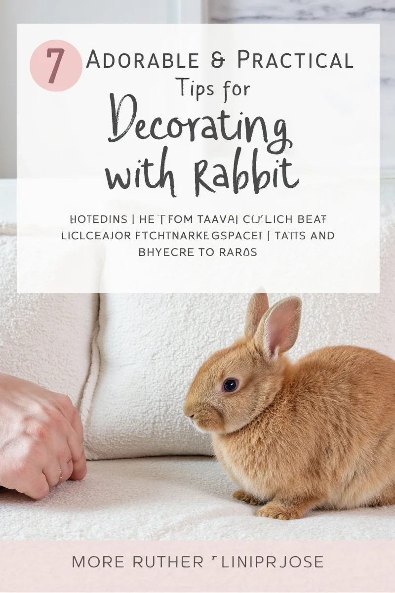 A wooden side table with a custom-cut opening, housing a rabbit litter box inside. The exterior matches the rest of the living room furniture.