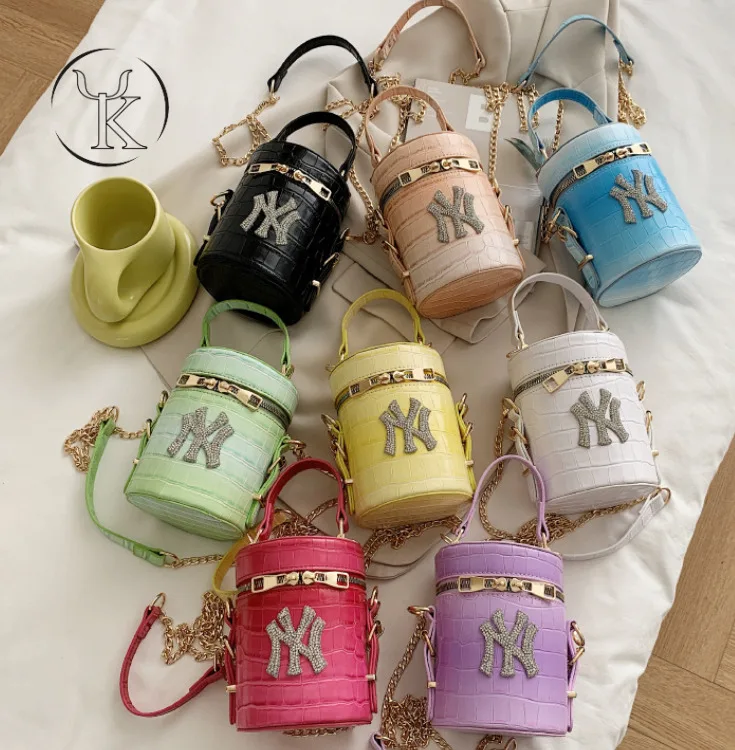 

New NY Bucket Purse NYC Bags Women Handbags Women Famous Brands Purses and Handbags, 8colors