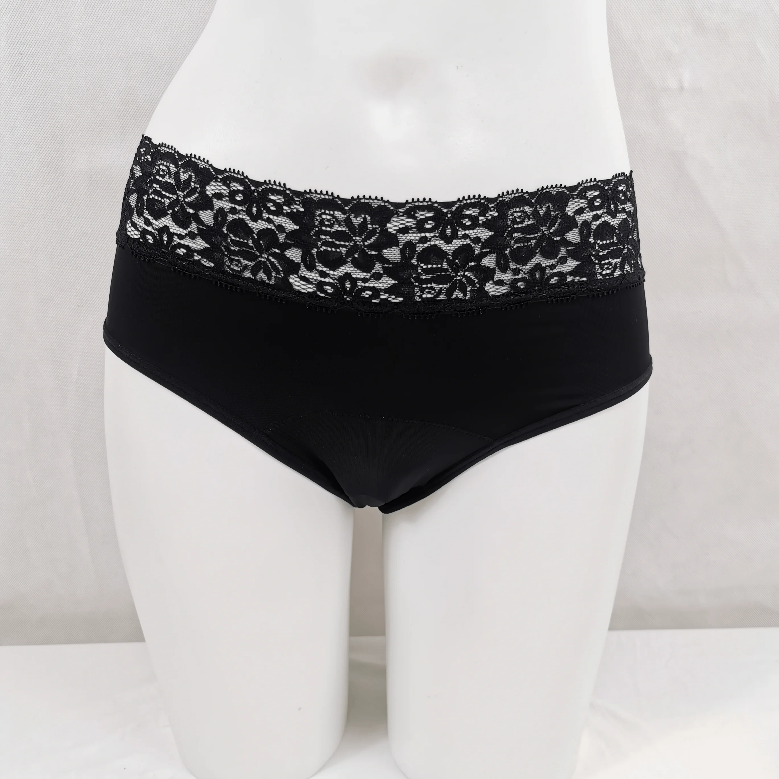 
4-layer High absorption Non-leaking designed lace menstruation leak proof panties physiological lace period panty 