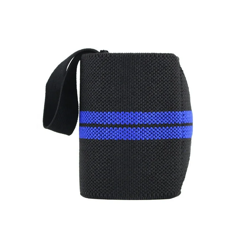 

custom logo colorful exercise knitting workout stretch blood flow restriction weight-lifting nylon wrist support band, Optional
