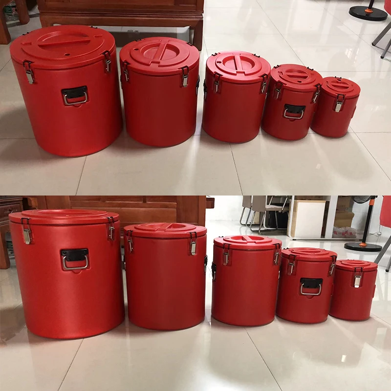 4pcs/5pcs Extra Large Double Insulated Bucket Party and  Picnic Ice Cooler Box Storage Box Food Warmer  Set