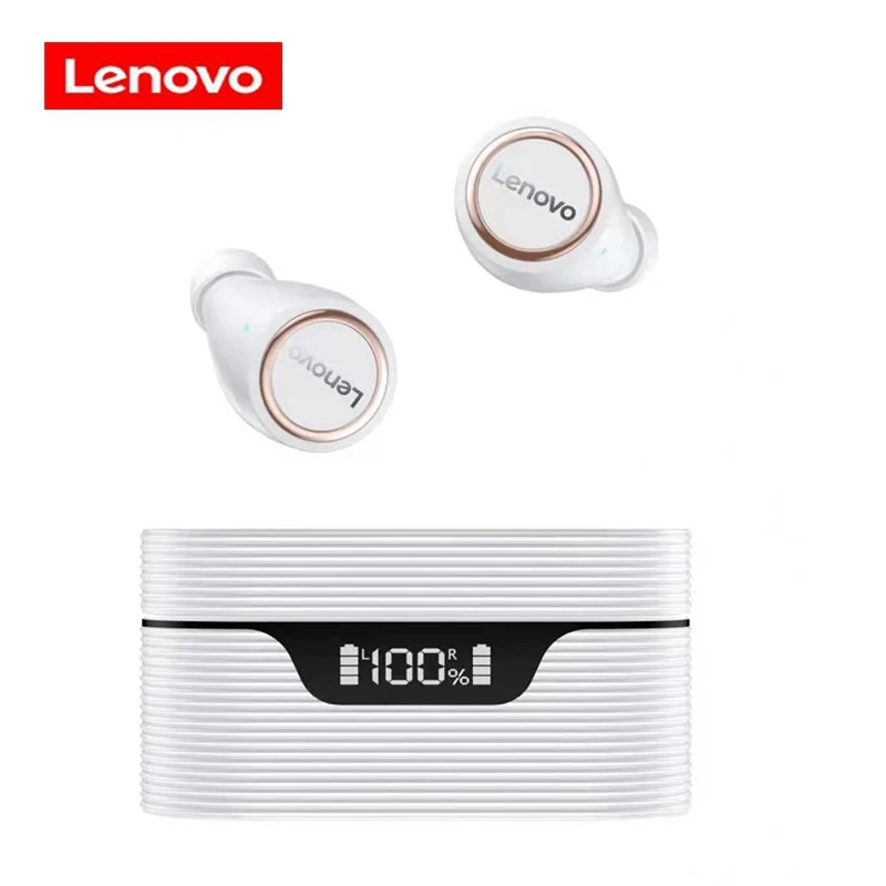 

Original Lenovo LP12 Wireless Headphones BT Headset In Ear Monitor Earphones Quiet Comfort Earbuds Wireless, Black