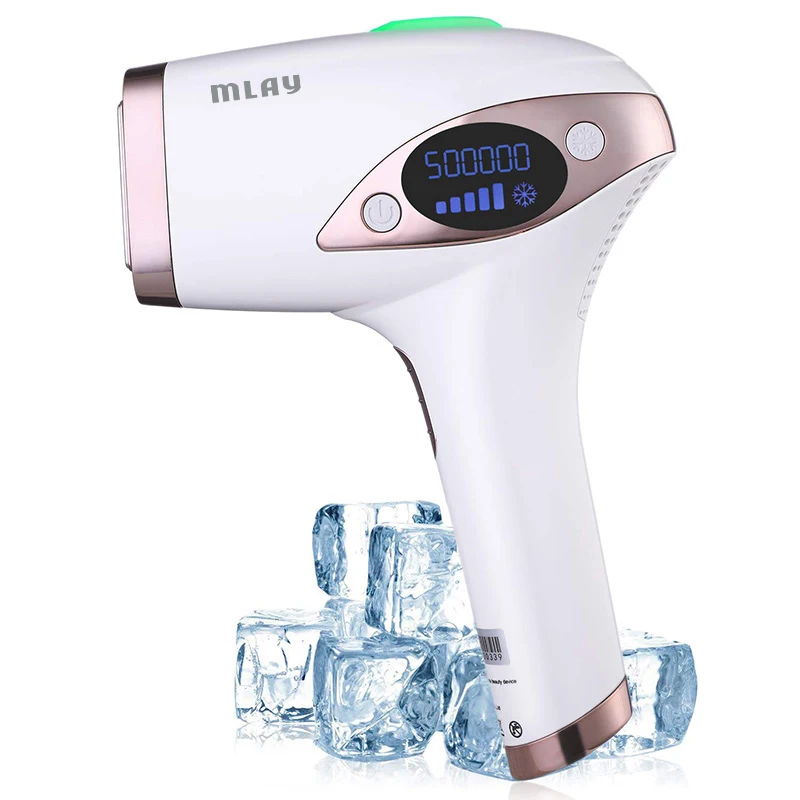 
Mlay T4 Home use 500,000 Flashes IPL Cooling Painless Best Hair Remover Permanent Laser Epilator Hair Removal For Women and Men 