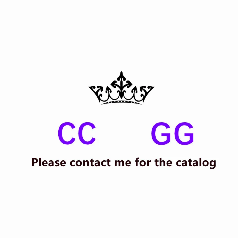 

Fashion 925 Silver Needle Brand Jewelry Double Letter CC Earrings Stud