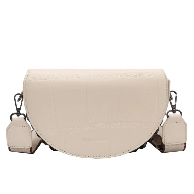 

Fashion High Quality Handbag Half Round Crocodile Pu Leather Designer 2021 Classic Elegant Women Bag, Customizable