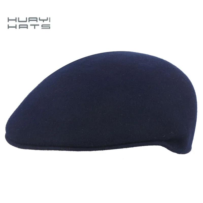 

@HUAYI hats Fashion Wool Beret Hat For Men blank