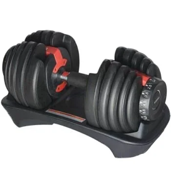 

Free Private Custom LOGO Gym Equipment 24KG 40KG Adjustable Dumbbell Set, Black