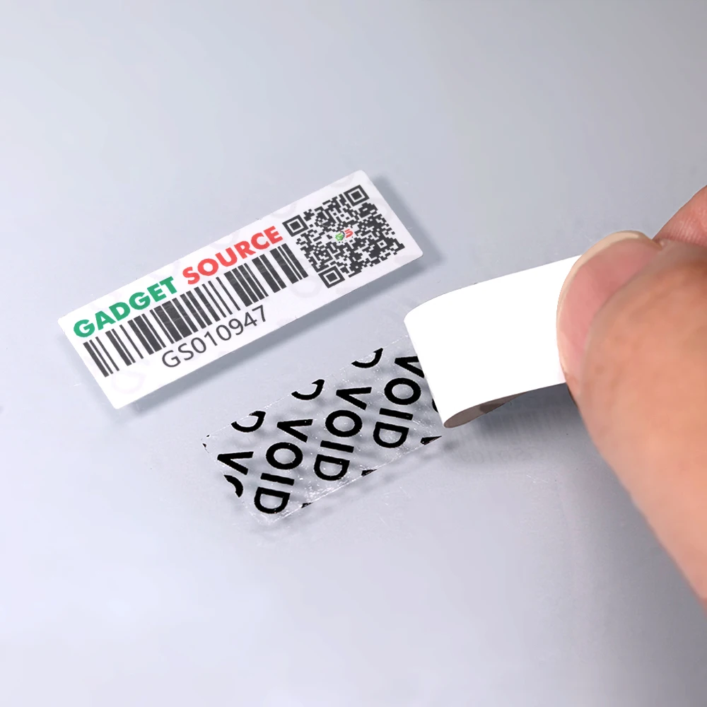 

warranty printing vinyl custom VOID stickers vinyl custom sticker etiquetas sticker logo for makeup bottle