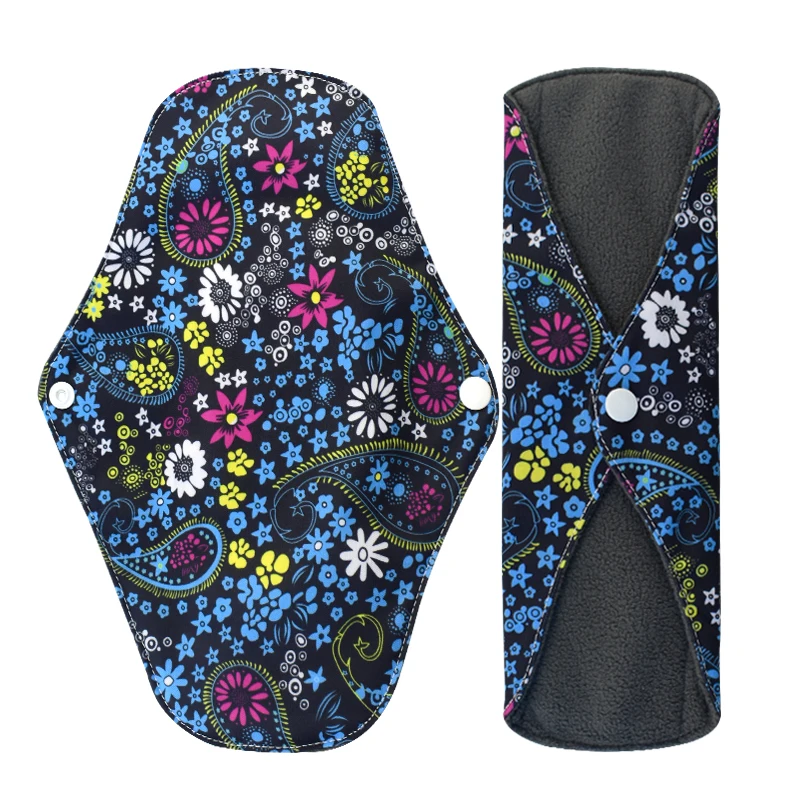 

Reusable Cloth Feminine Sanitary Waterproof Menstrual Pad, Mix colors