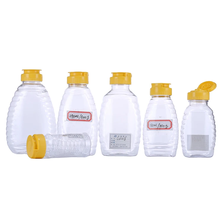 Wholesale Pet Plastic Empty Honey Bottle Plastic Honey Packaging