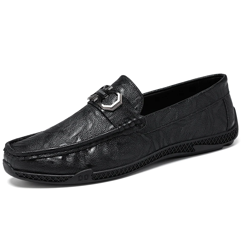 

2020 Wholesale oem men formal slip on genuine leather casual men's casual oxford shoes, Optional