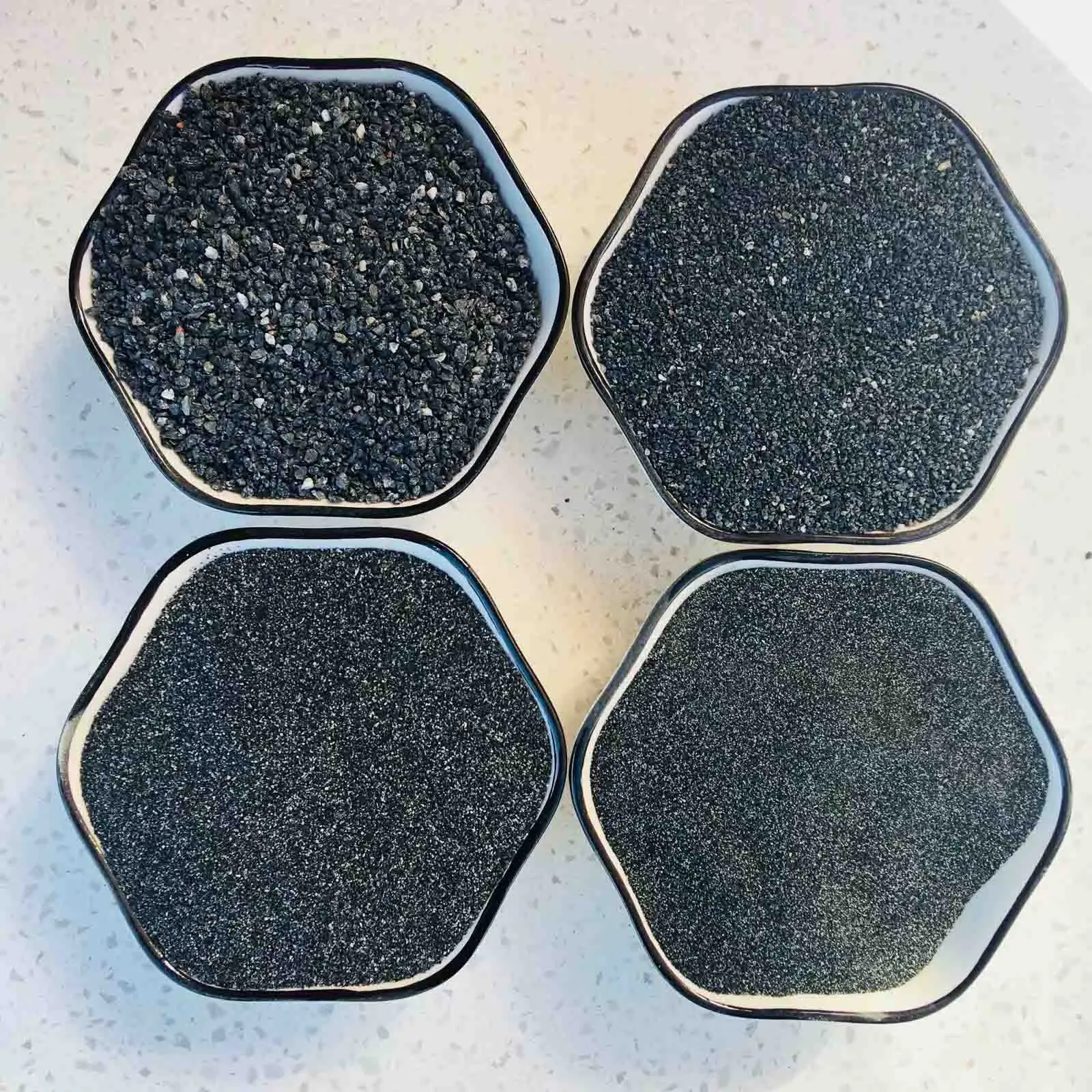 Black Quartz Sand/decorative Colored Sand/silica Sand For Glass Buy