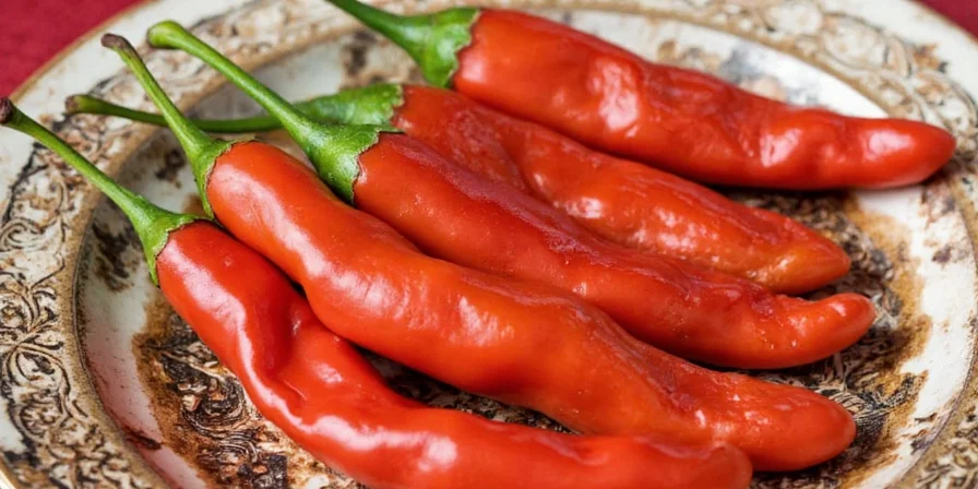 Smoky Guajillo Salsa in a Bowl