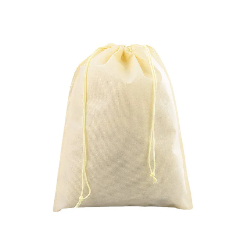 

Wholesale Non-woven Drawstring Bag Clothing And Shoes Dust-proof Heat-sealing Non-woven Bag Environmental Drawstring Bag, 4color