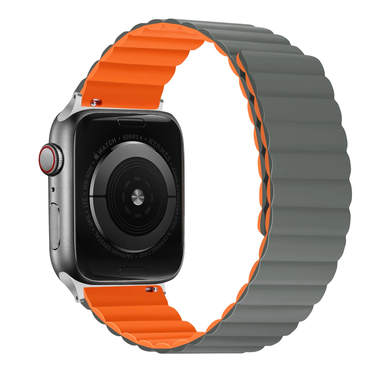 

OEM Newest Silicone Magnetic Loop Strap DIY Style Bands for Apple Huawei Samsung Watch S&L 20 22mm, 10