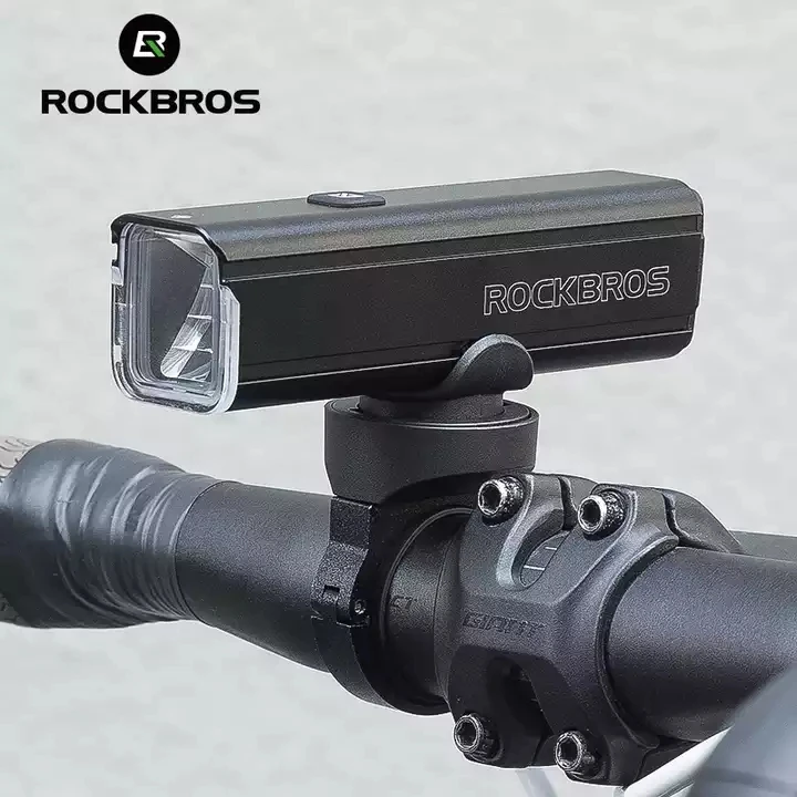 ROCKBROS Bicycle Handlebar Front Light Waterproof Flashlights 1000 Lumen Bike Front Light Rechargeable