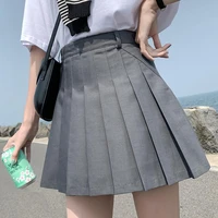 

Preppy Style Sweet Pleated Skirt Women Summer Cute High Waist Skirt Harajuku Mini School Girls Uniform Skirts