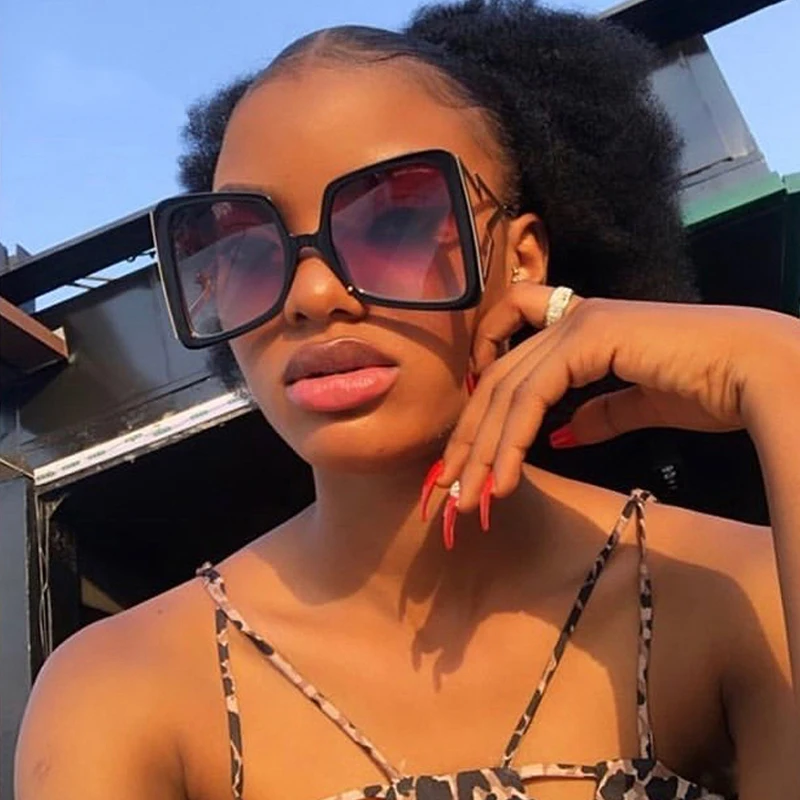
OF8837 Newest Vintage Plastic Women Shades Sunglasses Luxury Oversized Sunglasses 2020 