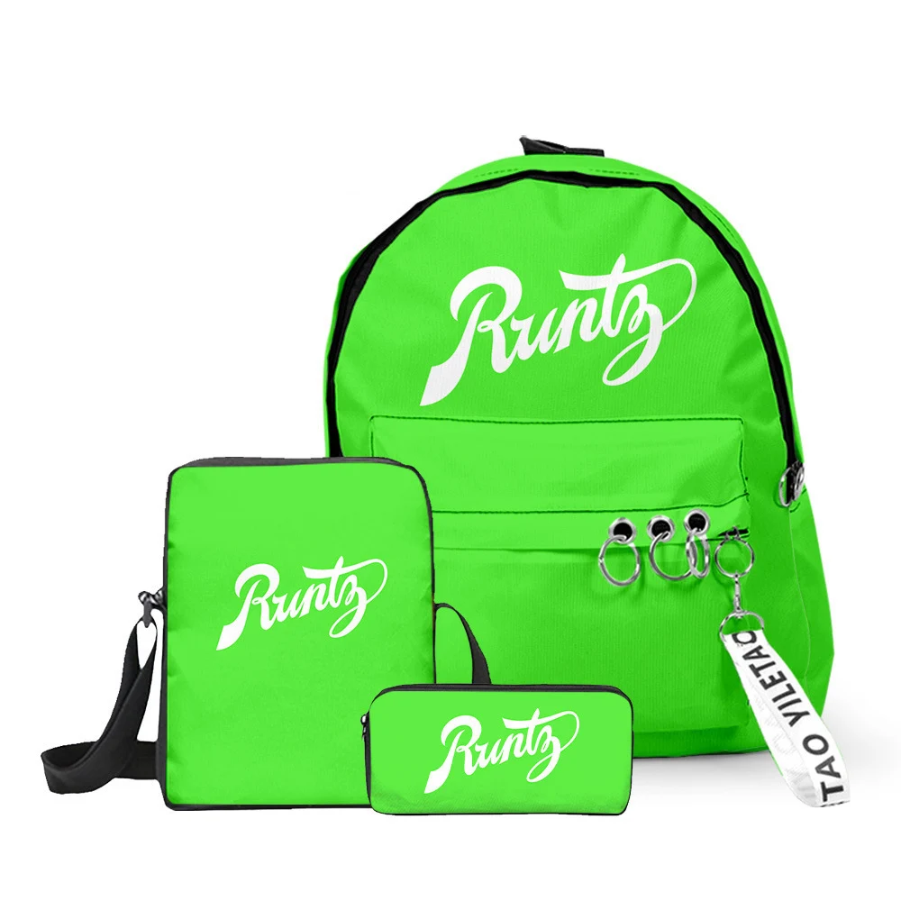 

Hot Sale Cheap Price Backwoods Runtz 3 In 1 Waterproof Backpack School Bag Set For Boys Girls