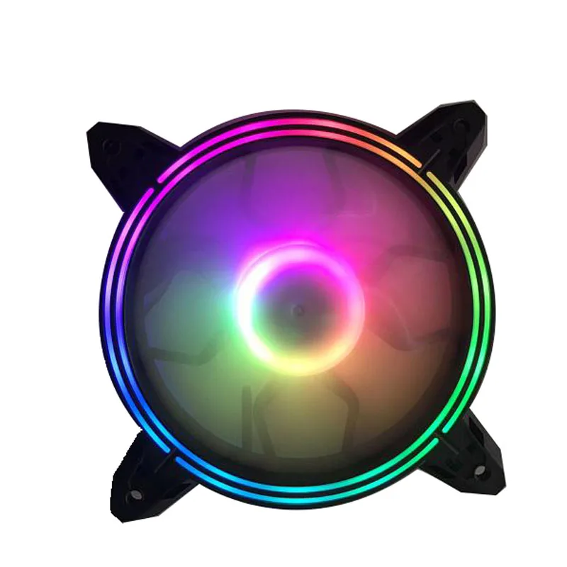 

Led Light Fan computer cooling fan pc fans with RGB pc case, 1 light