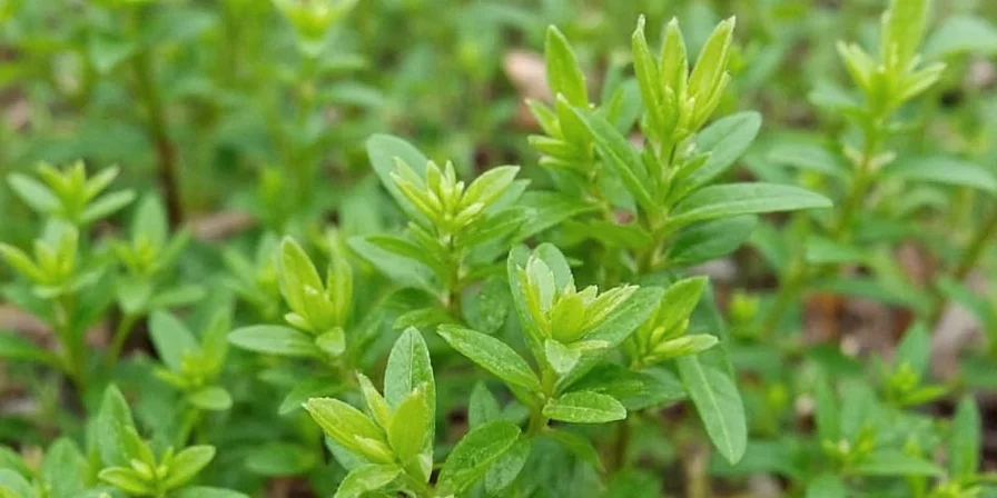 Close-up of marjoram sprig