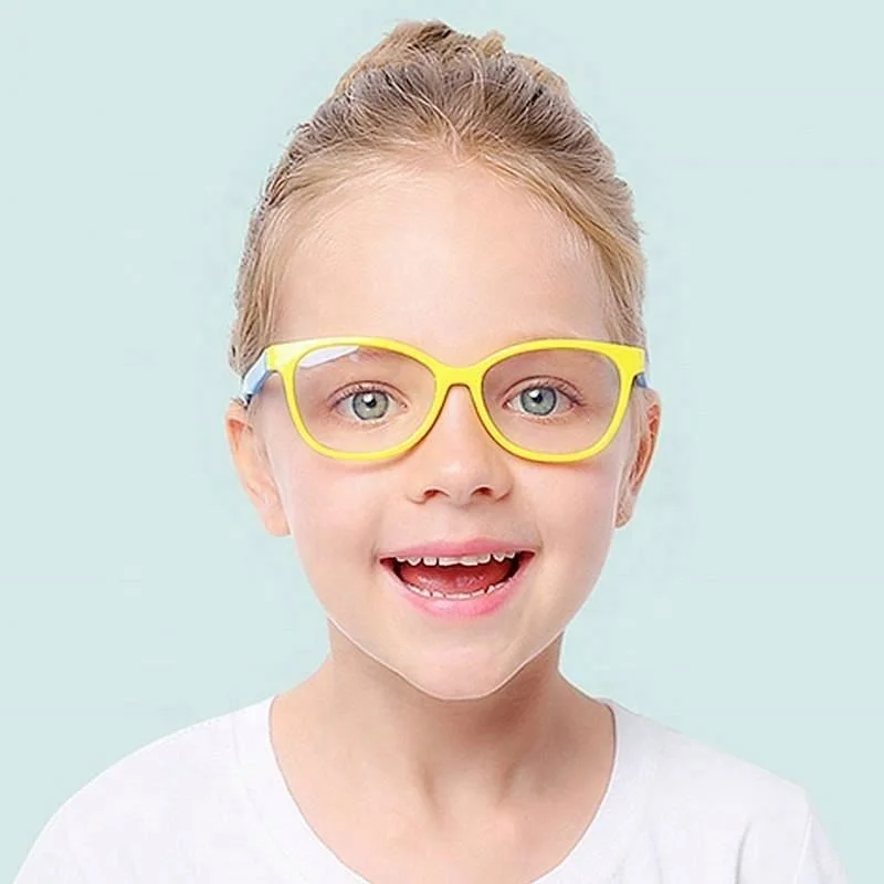 

Wholesale Hot Selling 2021 Kids Anti Blue Light Glasses Child Silica Gel Optical Frames Blue Light Blocking Glasses Kids