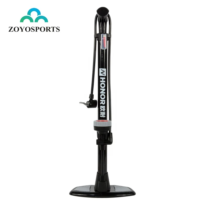 

ZOYOSPORTS Wholesale High Pressure Floor Bicycle Hand Pump New Style Cheap Portable Bike Hand Air Pump, Black or customized color