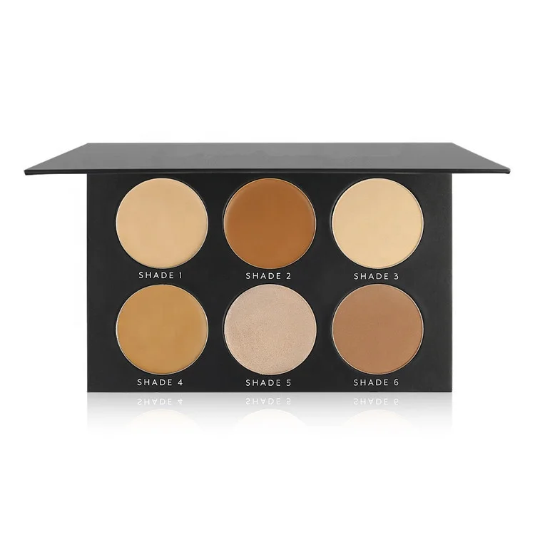 

Brighten Skin Tone Contour Concealer Highlighter Pressed Powder Palette For Makeup, Multi-colored