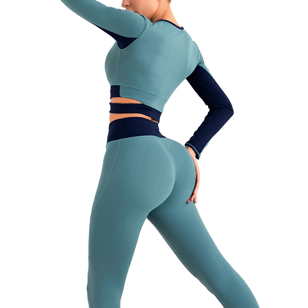 

Women Sport Suit Yoga Fitness Sportswear Gym Clothing Custom Logo Workout Bodysuit Yoga Sets