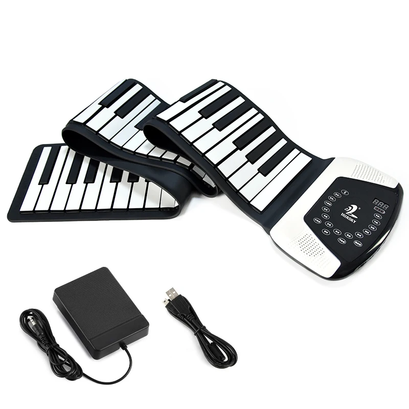 

Easy taking roll up piano 88 keys portable piano keyboard, Picture color