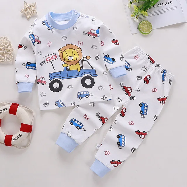 

Four seasons Comfortable baby clothes set unisex 100% cotton long sleeve baby clothes, As picture
