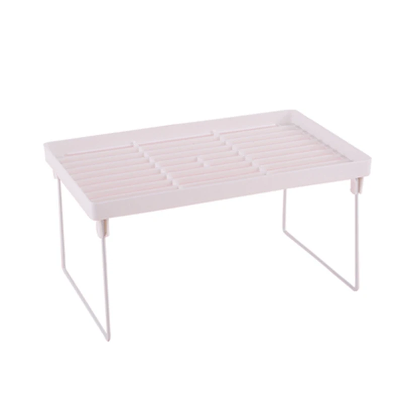 

W&G New Desktop Multifunction Film Folding Rack Desktop Base Elevated Hand Account Stationery Sundries Storage Rack, White