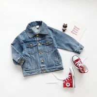 

High Quality Factory Wholesale Cheap RTS Children Casual Clothes Jean Jacket Baby Girl Kids Denim Jacket
