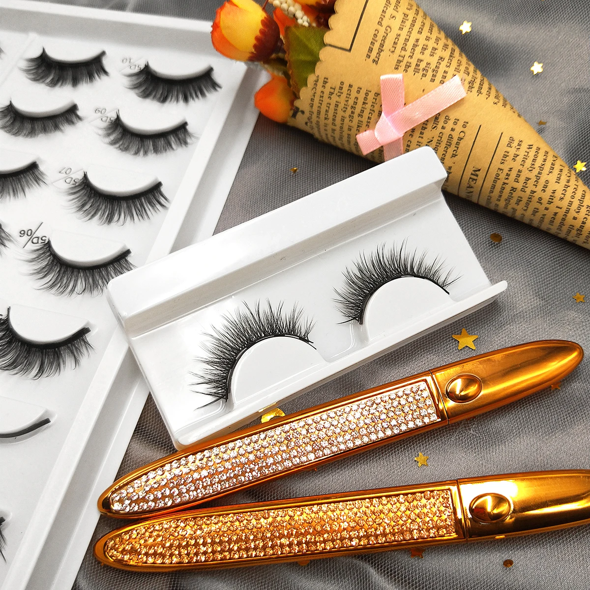 

Magnetic eyelash 2021 is new eyelashes package box Wholesale and retail own brand Private label magnetic eyelashes, Natural black magnetic eyelashes