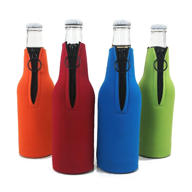 

Waterproof neoprene insulated Beer Bottle Sleeve Beer cooler holder, Customized color
