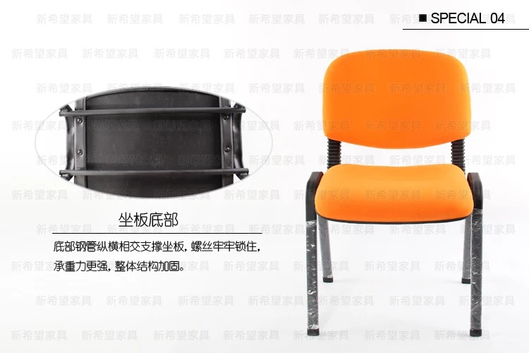 Thick Padded Lecture Chair for Sale College Classroom Furniture Chair with Armrest Writing Pads Office and School Supplies