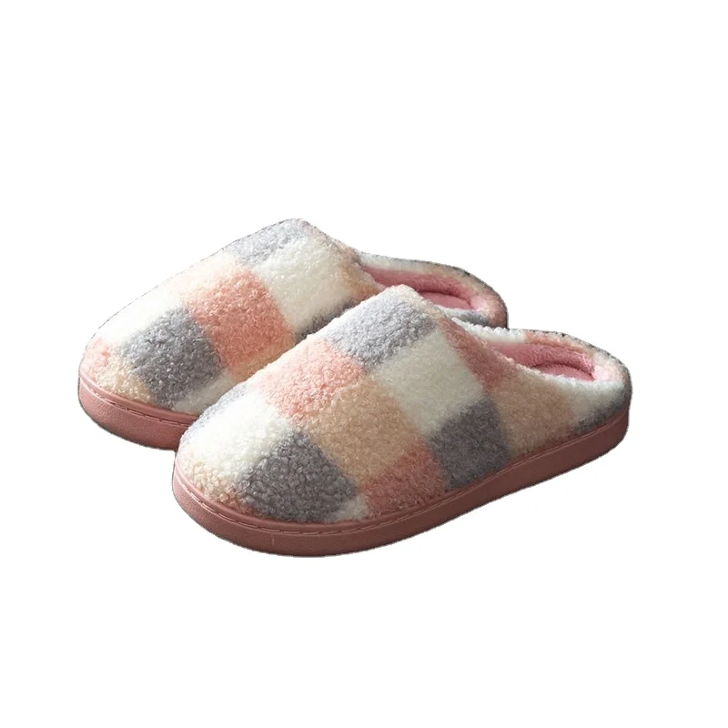 

Special Design Widely Used Custom Eva Slippers Warm Plush Slides, Solid color