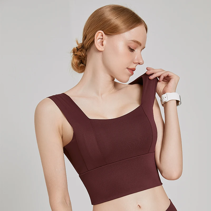

Wholesale Women Sport Bra Sports wears Padded Seamless Push Up Fitness Yoga Bra