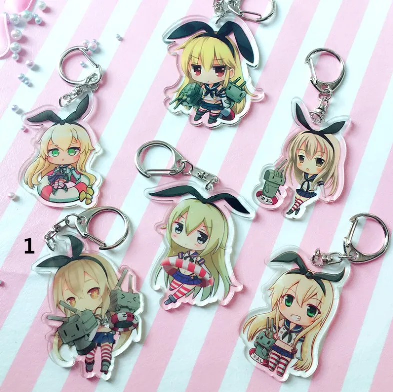 Customized Anime Cartoon Miss Kobayashi's Dragon Maid Acrylic Keychain