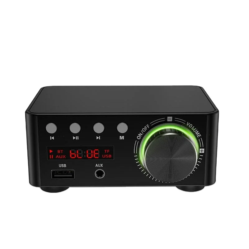 

Lonten TPA3116 Class D 5.0 HIFI 2x50W Stereo Amplifier Support USB TF Card RCA AUX USB Stick
