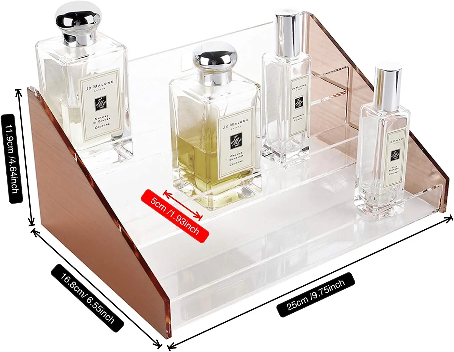 High Transparent Acrylic Perfume Counter Display Stands Rack Buy